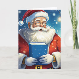 サンタのビッグブック クリスマス カード