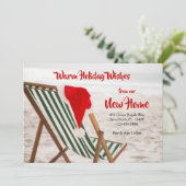 サンタのビーチチェアの動きの発表 案内状 (スタンド正面)