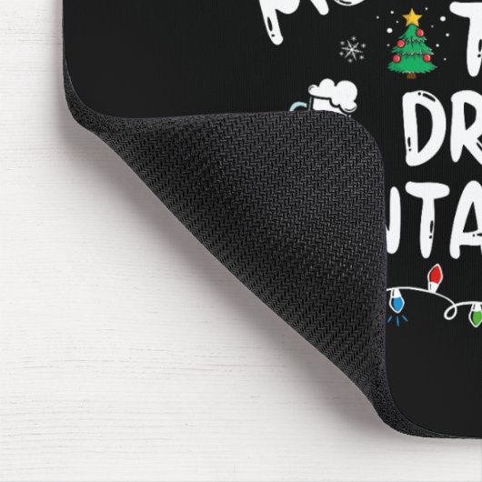 サンタのビールクリスマスを飲む可能性が高い マウスパッド (コーナー)