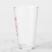 サンタのビール部隊 クリスマスビール タンブラーグラス (左)