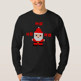 サンタのピクセルアート 2 Tシャツ