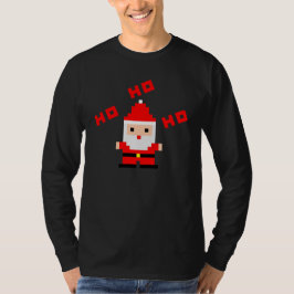 サンタのピクセルアート 3 Tシャツ