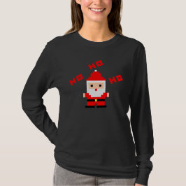 サンタのピクセルアート 3 Tシャツ