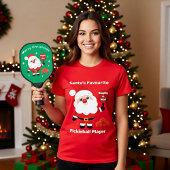🎅サンタのピックお気に入りのルボール選手 Tシャツ