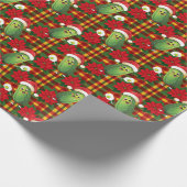 サンタのピックボールラリー ラッピングペーパー (角)