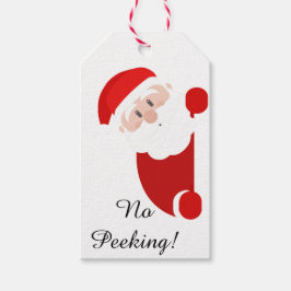 サンタのピークなし ギフトタグ