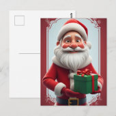 🎄サンタのプレゼント🎁クリスマスの冬 ポストカード (正面/裏面)