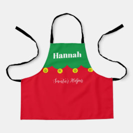 サンタのヘルパーエプロンをカスタマイズ エプロン