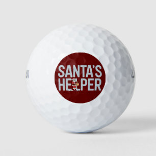 サンタのヘルパークリスマス ゴルフボール