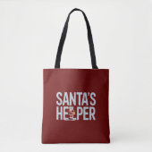 サンタのヘルパークリスマス トートバッグ (正面)