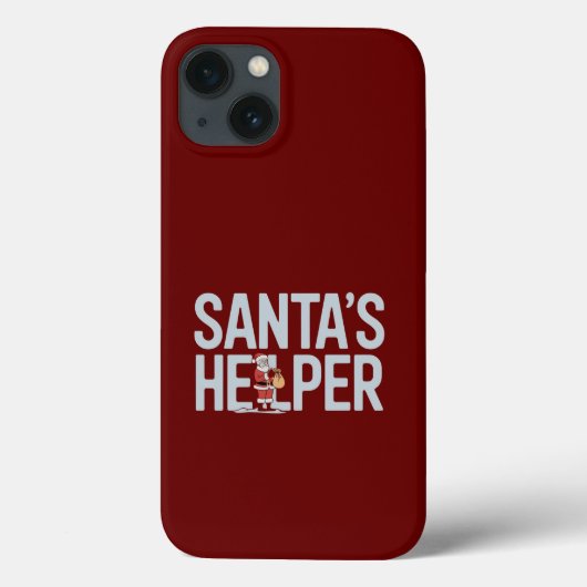 サンタのヘルパークリスマス Case-Mate iPhoneケース (裏面)