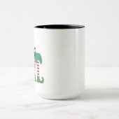 サンタのヘルパーマグ - クリスマスの妖精のプレゼント マグカップ (中央)