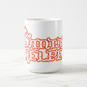 サンタのヘルパー赤い季節のクリスマスマグカップ コーヒーマグカップ (中央)