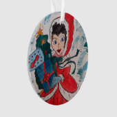 サンタのヘルパー・クリスマス オーナメント (正面)