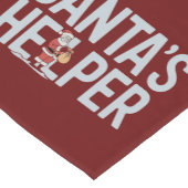 サンタのヘルパー・クリスマス ショートテーブルランナー (コーナー)