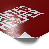 サンタのヘルパー・クリスマス フォトプリント            (角)