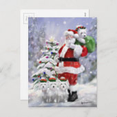 サンタのヘルパー シーズンポストカード (正面/裏面)