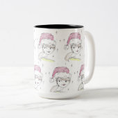 サンタのヘルパー ツートーンマグカップ (正面右)