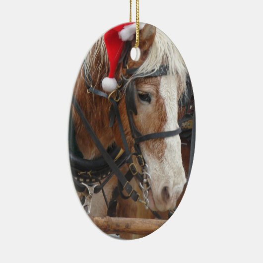 サンタのベルギー人 セラミックオーナメント (右)