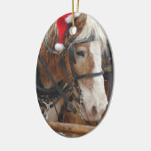 サンタのベルギー人 セラミックオーナメント (左)