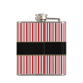 サンタのベルトのメリークリスマスのキャンディ・ケーン フラスク (裏面)