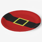 サンタのベルト|のクリスマスの休日 ペーパープレート (アングル)