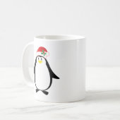 サンタのペンギン コーヒーマグカップ (正面左)