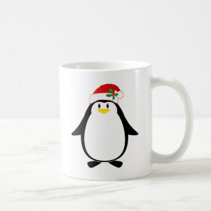 サンタのペンギン コーヒーマグカップ