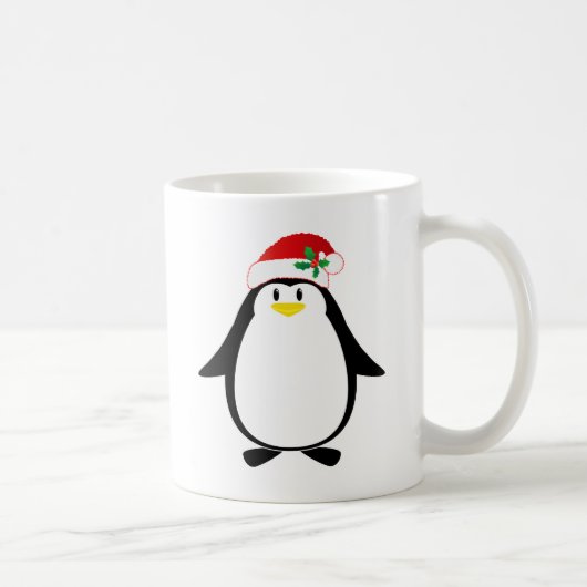 サンタのペンギン コーヒーマグカップ (右)