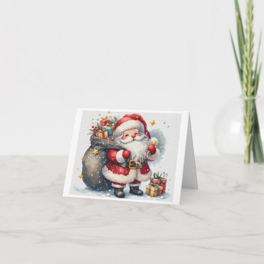 サンタのホリデーカード シーズンカード (正面)
