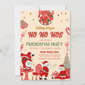 サンタのホワイトクリスマスパーティ 招待状 (正面)