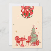 サンタのホワイトクリスマスパーティ 招待状 (裏面)