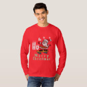 サンタのホ・ホ・ホ クリスマス Tシャツ (正面フル)