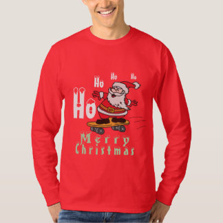 サンタのホ・ホ・ホ クリスマス Tシャツ