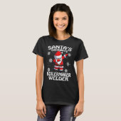 サンタのボイルメーカお気に入りのー溶接機クリスマス Tシャツ (正面フル)