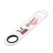 サンタのボトムスアップ 面白いクリスマス パーティーグッズ スピード栓抜き (正面アングル)