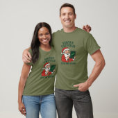 サンタのポートフォリオ - おもしろクリスマストレーダーTシャツ Tシャツ (ユニセックス)