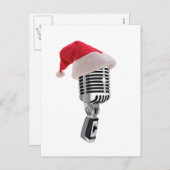 サンタのマイクロフォン シーズンポストカード (正面/裏面)