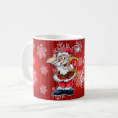 サンタのマグのメリークリスマス コーヒーマグカップ (正面左)