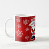 サンタのマグのメリークリスマス コーヒーマグカップ (左)