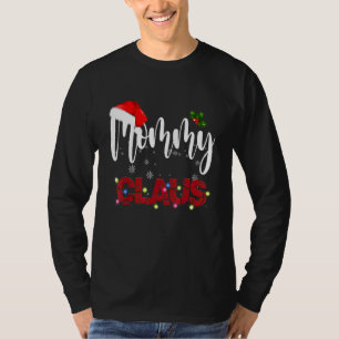 サンタのママのクリスマス マッチングファミリー パジャマ Tシャツ