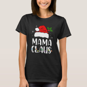 サンタのママ クリスマスパジャマ 家族おそろい Xmas 1 Tシャツ