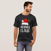 サンタのママ クリスマスパジャマ 家族おそろい Xmas 1 Tシャツ (正面フル)