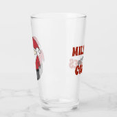 サンタのミルクのグラス タンブラーグラス (左)