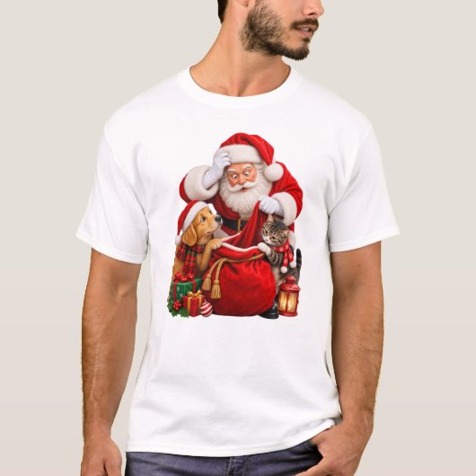 サンタのメガネ紛失事件 Tシャツ (正面)