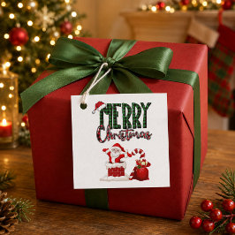 サンタのメリークリスマス オリジナルグッズ フェイバータグ