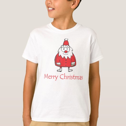 サンタのメリークリスマス Tシャツ (正面)