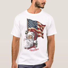 サンタのメリークリスマス Tシャツ