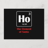 サンタのユーモア科学ジョーク・パンツ シーズンポストカード (正面)