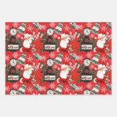 サンタのラッピングペーパーシート　時代が変わる ラッピングペーパーシート (正面)